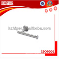 Extrusion process towel shelf with hooks